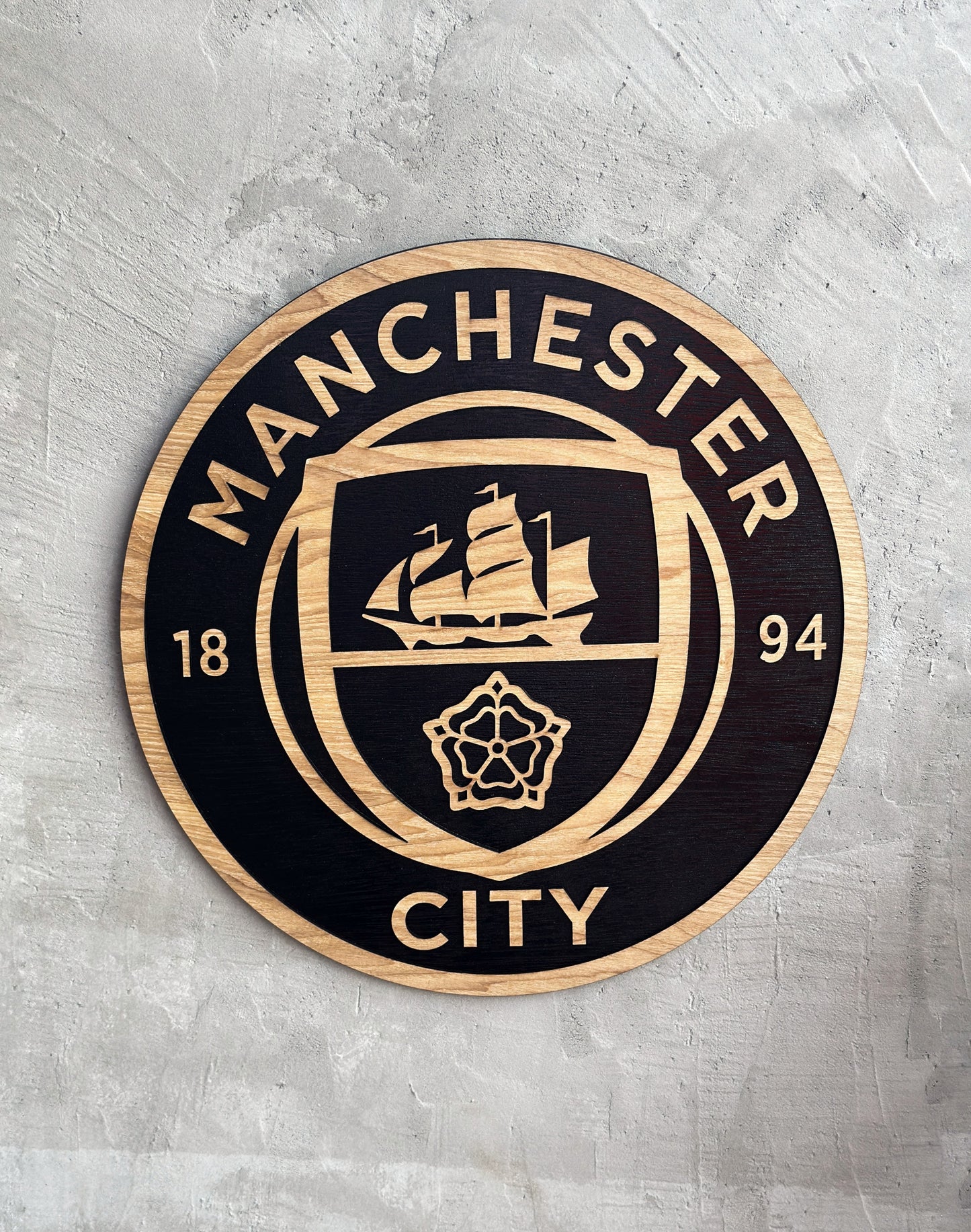 Manchester City wood sign 3D wall decorations