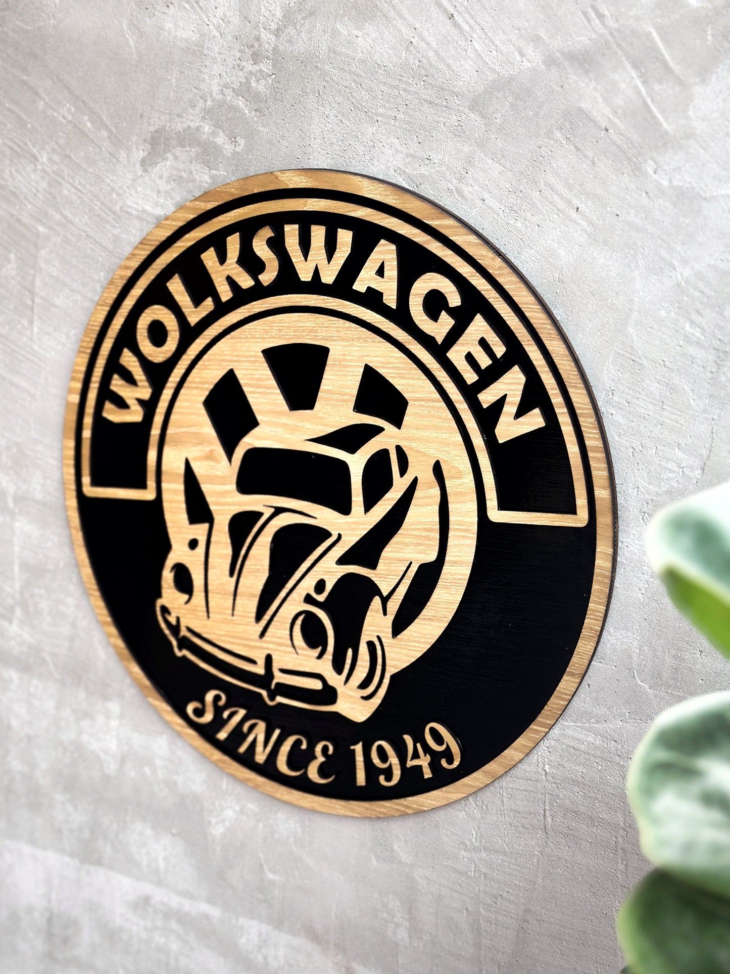 Volkswagen wood sign 3D wall decorations