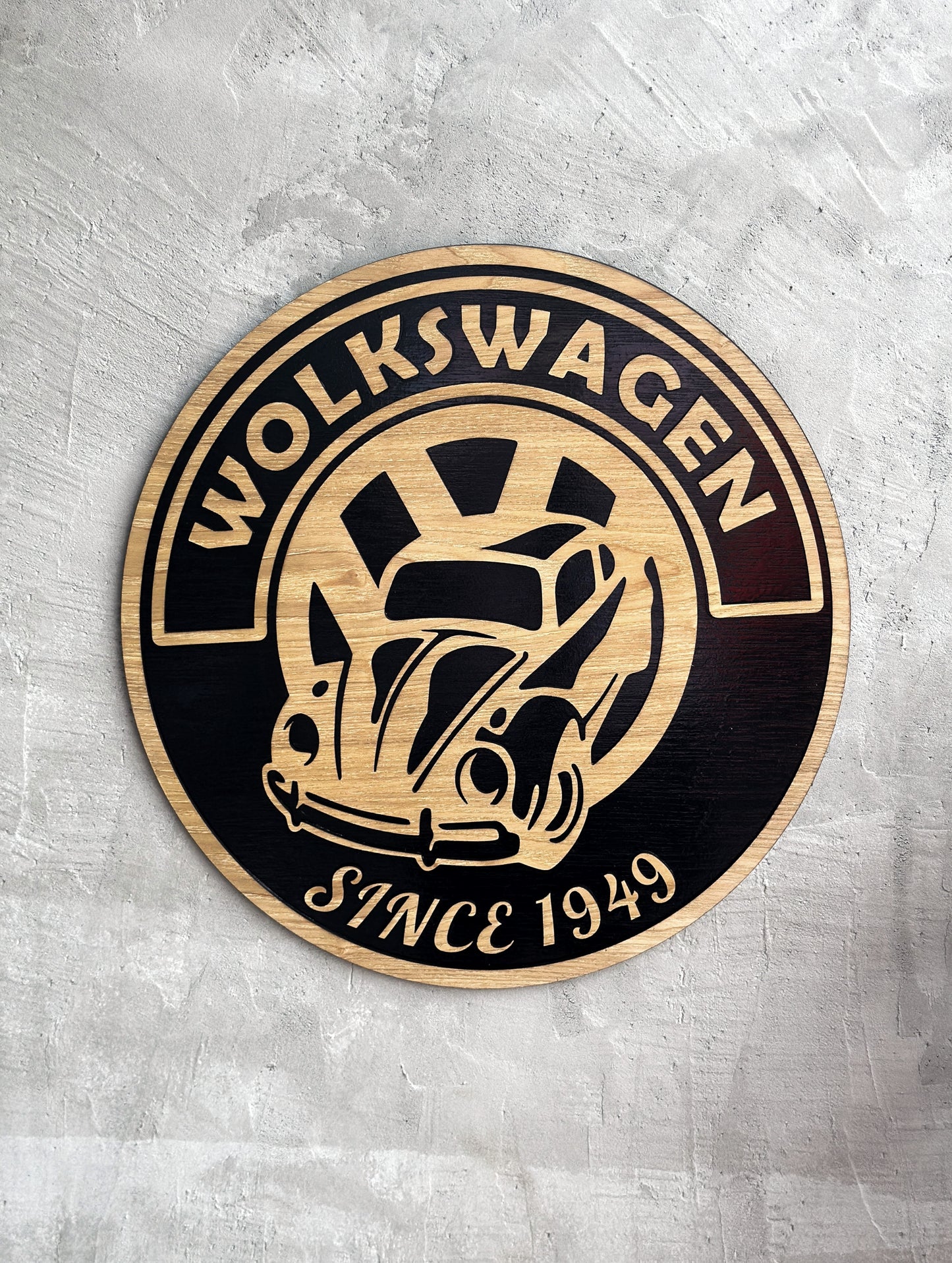 Volkswagen wood sign 3D wall decorations