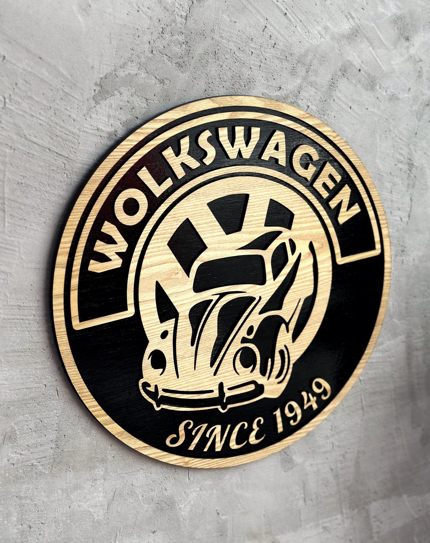 Volkswagen wood sign 3D wall decorations
