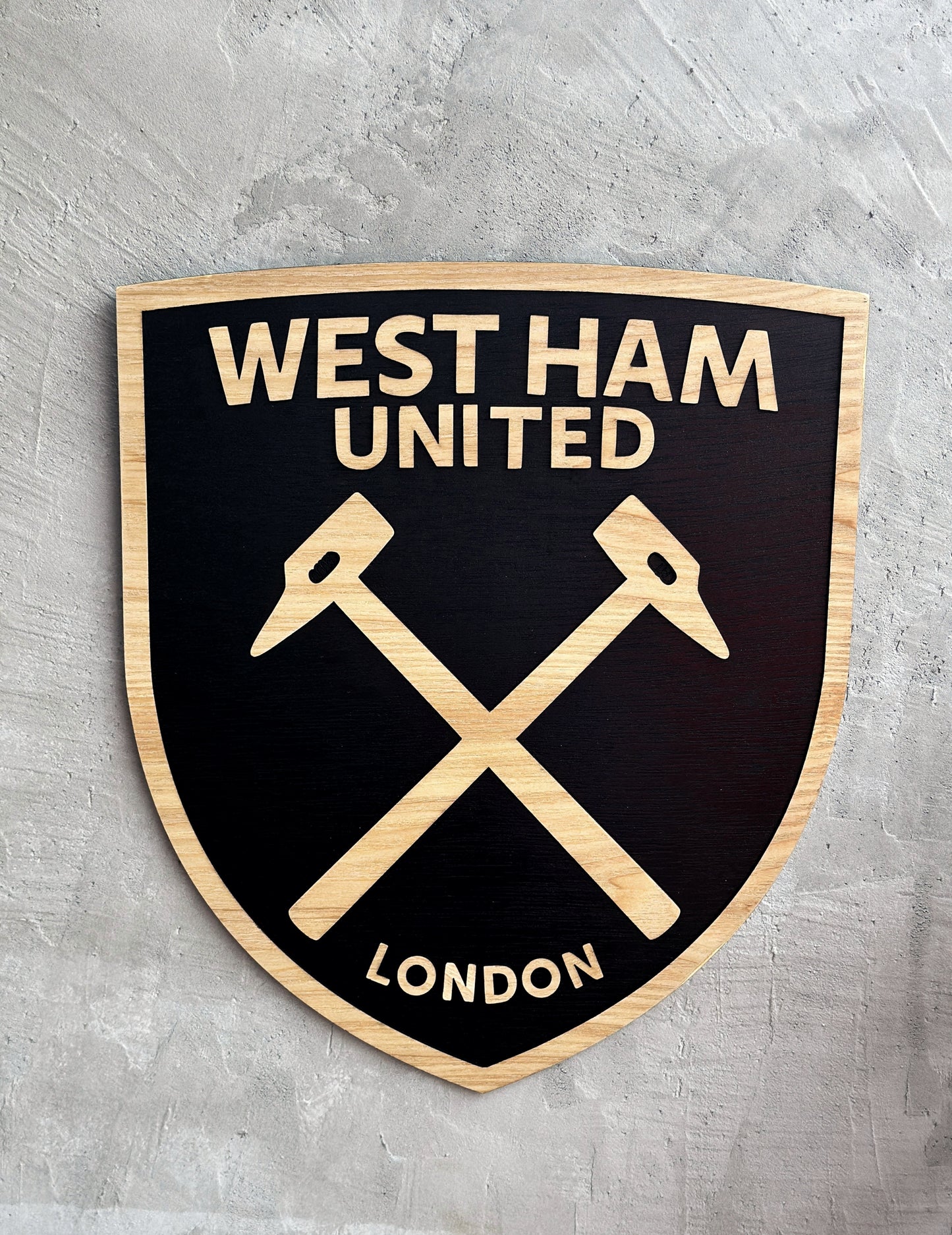 West Ham United FC wood sign 3D wall decorations