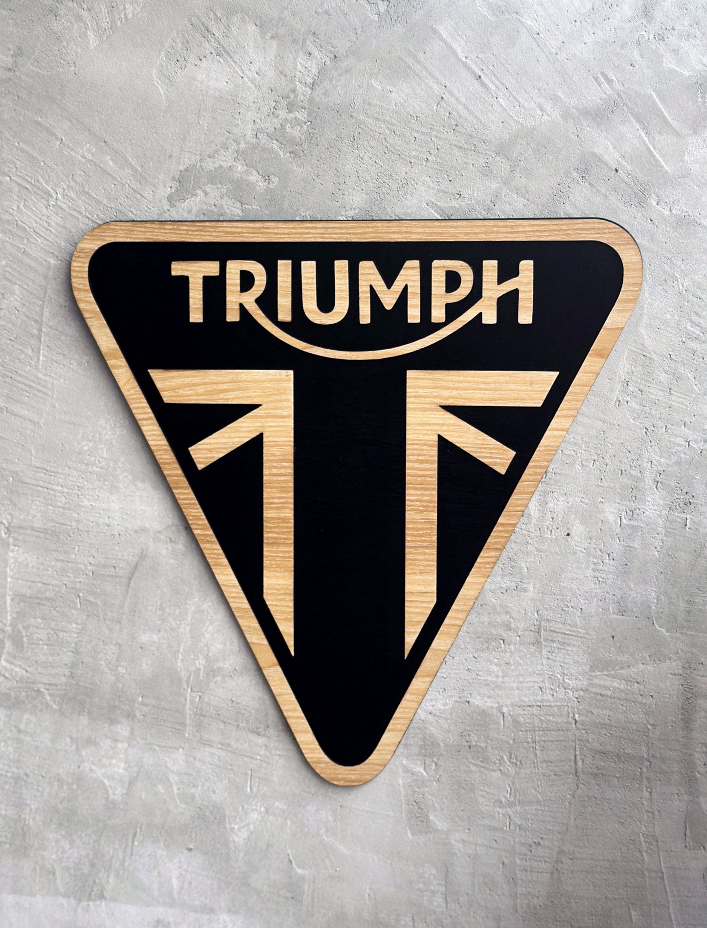 Triumph wood sign 3D wall decorations